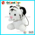 Promotional with cheapest price for high quality plush tiger keychain